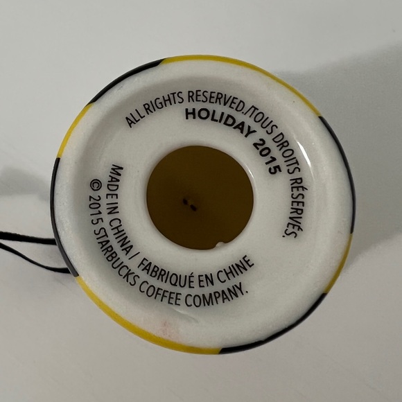 Starbucks Mini Coffee Cup Ornament 2015 - Picture 2 of 4